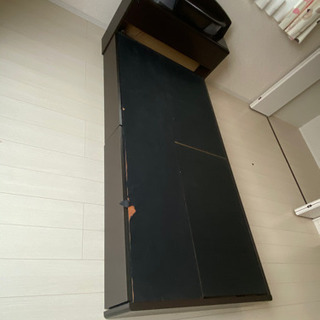 下部収納付きシングルベットの画像