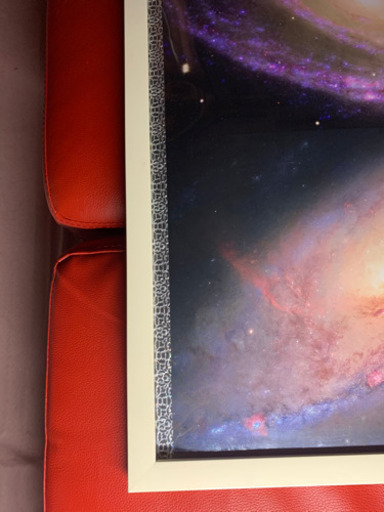 ハッブル宇宙望遠鏡撮影　銀河　鮮明写真　パネルアート　A3より少し大きめ