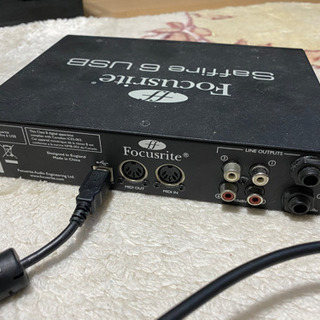 オーディオインターフェース　focusrite saffire 6 USBの画像