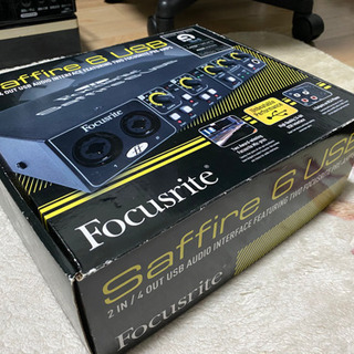 オーディオインターフェース　focusrite saffire 6 USBの画像