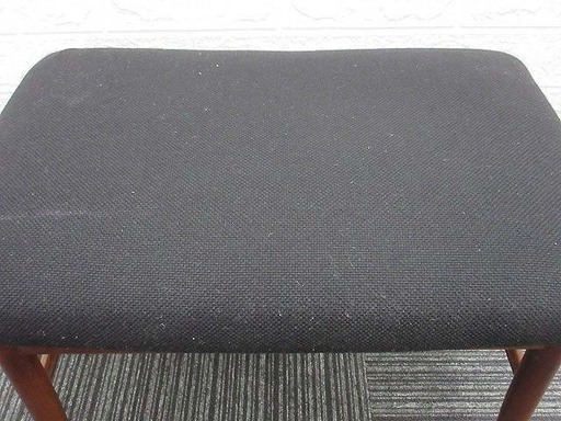 ss0874　マルニ　オットマン　ダークブラウン　ブラック　maruni　木脚　布張り座面　こげ茶　黒　チェア　スツール　ベンチ　イス　椅子　いす　ダイニング