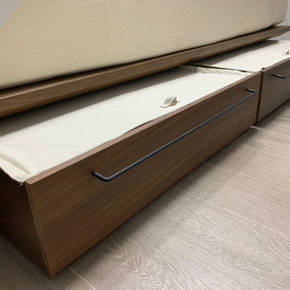 値下げしました】無印良品 ベッドフレーム下収納・大と専用ふたのセット（2