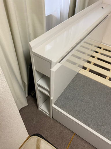 ニトリ セミダブルベッドフレーム マットレスなし