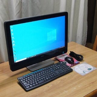 ご購入頂きました 絶対にお買い得ですよ！訳あり 高速 Dell Optiplex 9020 AIO（23インチ）Win10 pro Office 2019 pro搭載 Corei3 SSD128GB メモリー4GB WiFi Bluetoothの画像