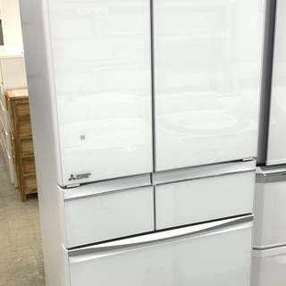 J257　三菱　MITSUBISHI　冷凍冷蔵庫　MR-MX50D-W　2018年製　※動作確認、クリーニング済　保証付き。
