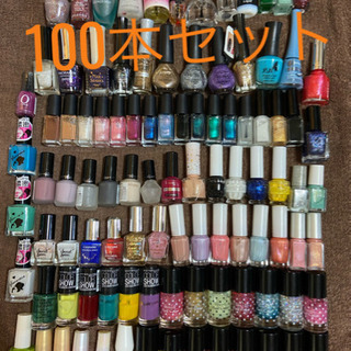100本セット マニキュア ペディキュア ネイル ネイルポリッシュ