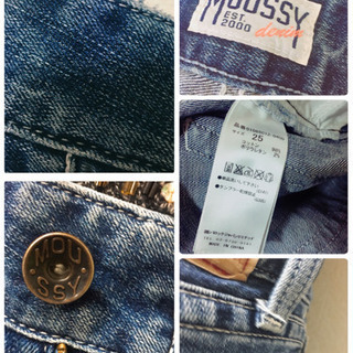 ［moussy］ヴィンテージデニムタイトストレートパンツ ジーンズ ジーパンの画像