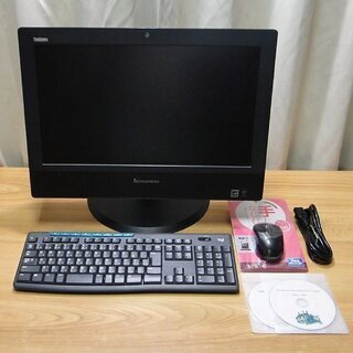 ご購入頂きました Office 2019pro 搭載してこの価格！Lenovo Think Centre M73Z AIO（オールインワン）20インチ Win10 pro Office 2019 pro搭載 Core i3 SSD240GB（新品）メモリー 4GB WiFi Bluetooth ワイヤレスキーボード・マウス付（新品）2台ありますの画像