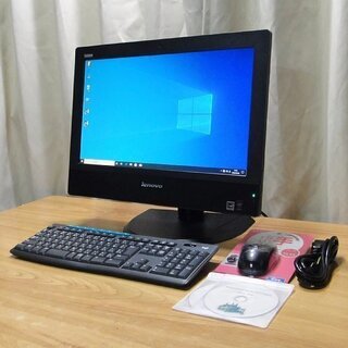 ご購入頂きました Office 2019pro 搭載してこの価格！Lenovo Think Centre M73Z AIO（オールインワン）20インチ Win10 pro Office 2019 pro搭載 Core i3 SSD240GB（新品）メモリー 4GB WiFi Bluetooth ワイヤレスキーボード・マウス付（新品）2台ありますの画像