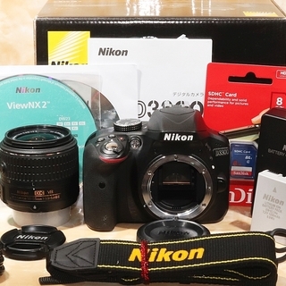 ★2416万画素＆超軽量＆★ニコン Nikon D3300 手振れ補正レンズキットの画像