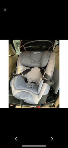 美品　アップリカ　デニム風チャイルドシート