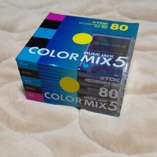 5枚パック パッケージ未開封  MD ミニディスク 80分