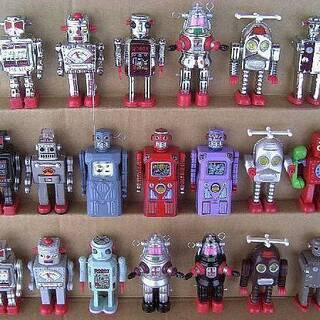 懐かしロボット TIN TOY ROBOTシリーズの中よりR-35ロボット(袋入・未開封・新品)ダイキャスト製◎の画像