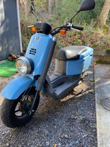 ヤマハボックス５０cc 年式不明　色青　廃車済　現状稼働可能