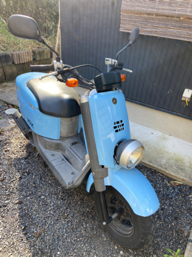 ヤマハボックス５０cc 年式不明　色青　廃車済　現状稼働可能