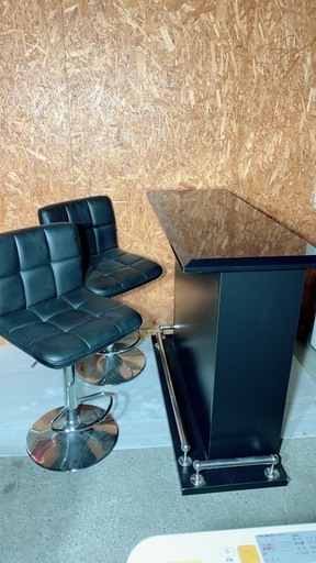 バーカウンターテーブル　チェアセット