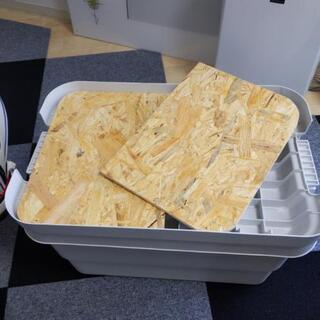 無印良品　頑丈収納ボックス　大サイズ　天板付き(２)の画像