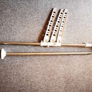 ☆低価格！伸縮できる！衣紋掛け、帽子掛け、これひとつ！！