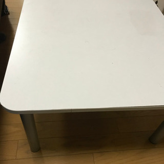 テーブル　ローテーブル　白