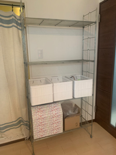MUJI 無印　廃盤スチールラック　ワイヤーラック