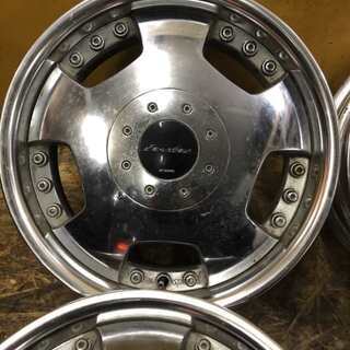 WORK Euroline ユーロライン 社外ホイール マルチ 15インチ 4本 5.5J4/5HPCD100約+40 軽自動車等　(VHF44) クレジットカード QR決済可能の画像