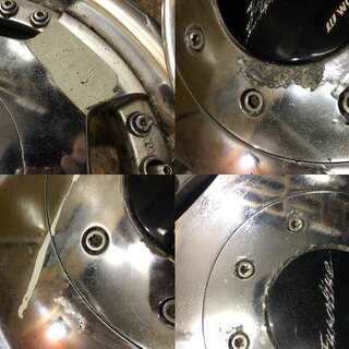 WORK Euroline ユーロライン 社外ホイール マルチ 15インチ 4本 5.5J4/5HPCD100約+40 軽自動車等　(VHF44) クレジットカード QR決済可能の画像