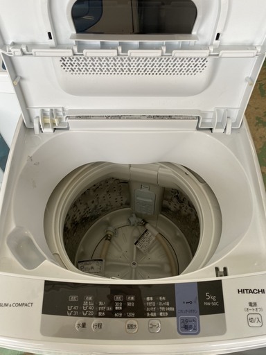 日立　HITACHI　全自動洗濯機　2018年製　NW-50C