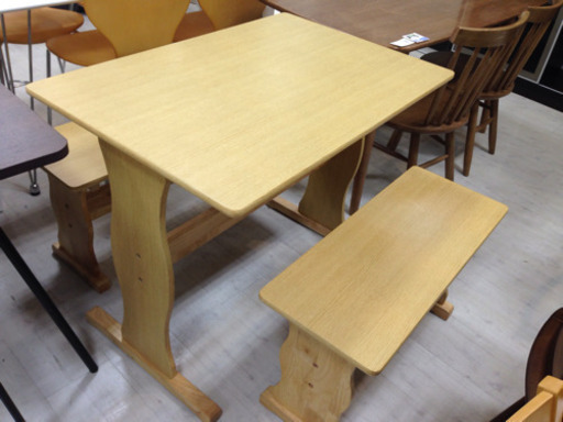 取りに来れる方限定！ベンチダイニング３点セット！
