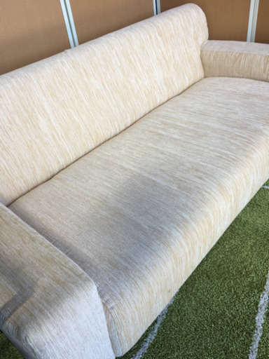 ☆モデルルーム☆展示品☆3Pソファ☆ほぼ未使用、超美品☆おまけ付き