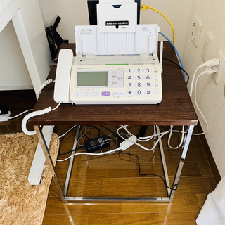 【シャープ】FAX電話＆電話台の画像