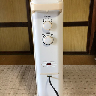 肌寒い日に♪ ’17年製ウェーブ型 オイルヒーターの画像