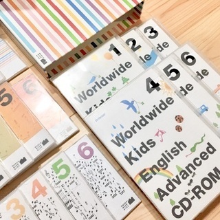 美品】2017年版 Worldwide Kids English ワールドワイドキッズ