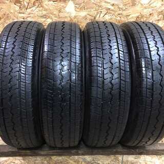 TOYO V-02e 195/80R15 107/105L LT 15インチ 夏タイヤ 4本 2017年製 バリ溝 ハイエース キャラバン等　(VTD117) クレジットカード QR決済可能