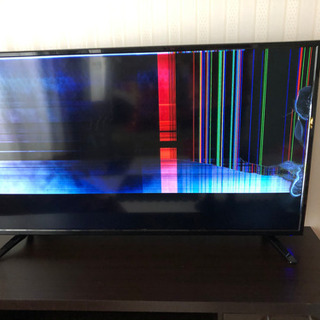 お譲り先決定 液晶割れテレビ