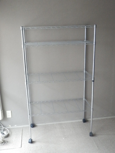 スチールラック4段　全長160ｃｍ