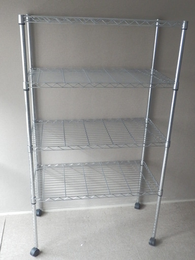 スチールラック4段　全長155ｃｍ
