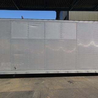 ♪千BA35♪物置♪コンテナ♪手頃♪スライドドア付♪アルミ箱