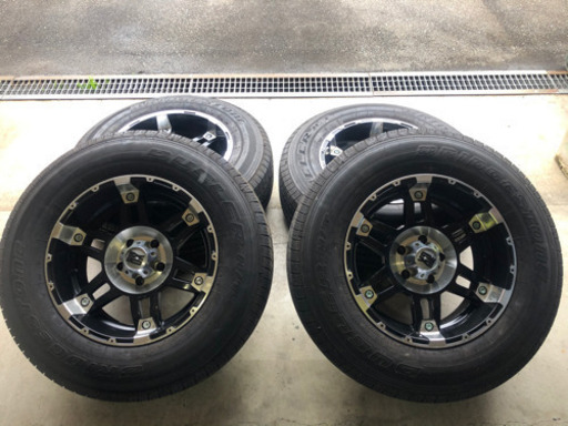 【中古】KMC XD797 SPY 18X9(-12）5H/127 ブリヂストン デューラーH/T685 255/70R18 リフトアップ タイヤ新品