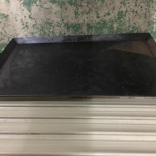 バーベキュー鉄板　大型厚み2ミリ板　中古　キャンプなどにの画像