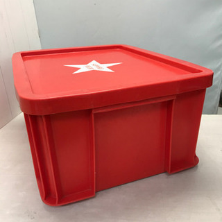 レトロコンテナBOX☆81972サッポロビール赤の画像