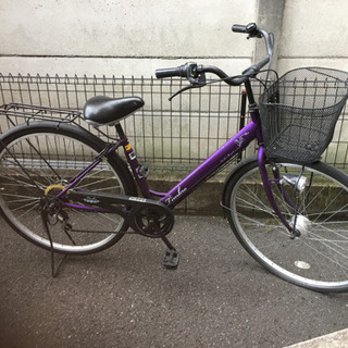 27インチ　シティサイクル　自転車