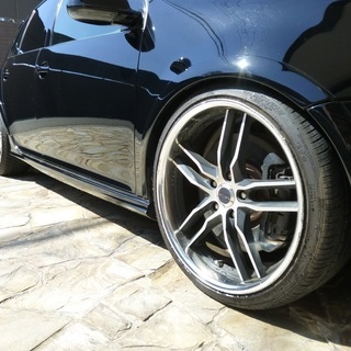 検査2年12月ゴルフ5GTi 改造多数/R32仕様/ロールバー/KW車高調/NEUSPEED Stage1?/WEDS19インチ/Voomeranマフラー/パドルシフト/メモリーナビの画像