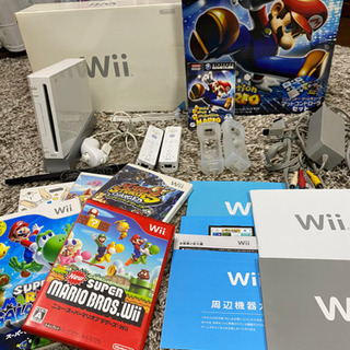 説明文一読お願いします　Wii本体+マリオのダンスまでセット ＋...