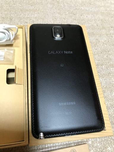 ☆取引中☆ au SCL22 ブラック GALAXY NOTE 3