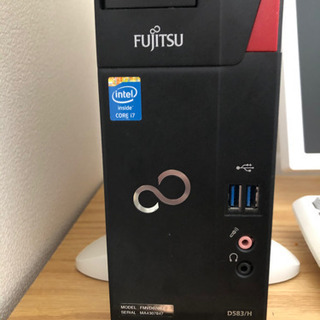 デスクトップ　パソコンセット　widows10pro  Core i7の画像