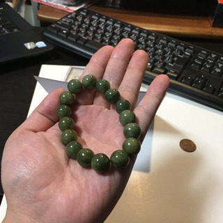 《譲渡完了》天然ヒスイのブレスレットの画像