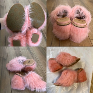 UGG ファーサンダル 新品未使用　箱無し　25cmの画像