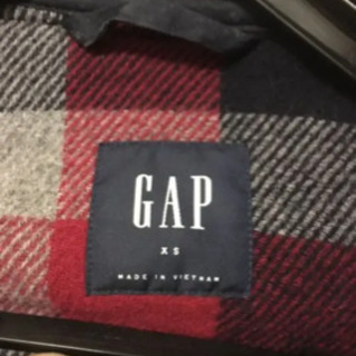 ◆GAP ダッフルコート チェックの画像