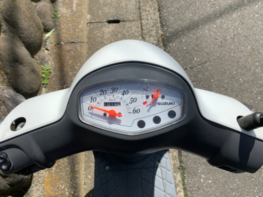 スズキ レッツ4 50 cc 原付 スクーター  4スト 実動  書類 鍵あり
