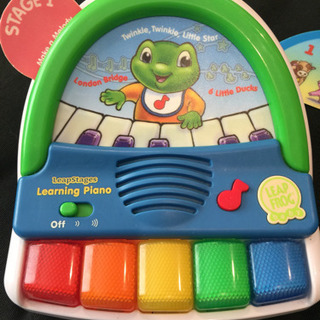 リープフロッグ ラーニングピアノ 英語の画像